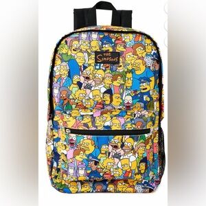 New with Tags The Simpsons Colorful Backpack